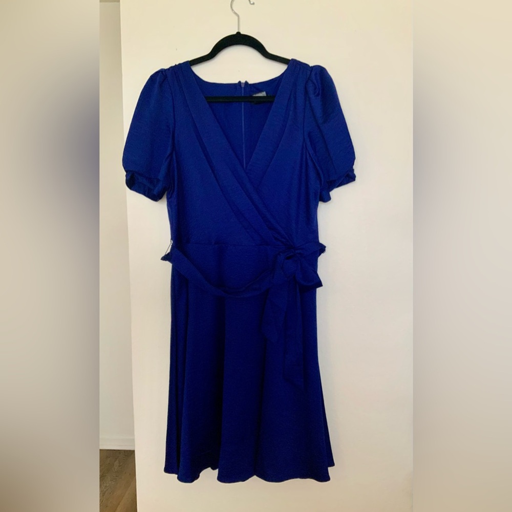 DKNY Royal blue wrap dress